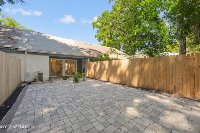 1206 Mayport Landing Cir, Jacksonville, FL 32233 - fenced backyard with a patio area