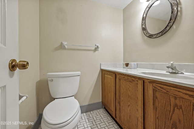 521 Birch Ct, Neptune Beach, FL 32266 - bathroom with toilet and vanity