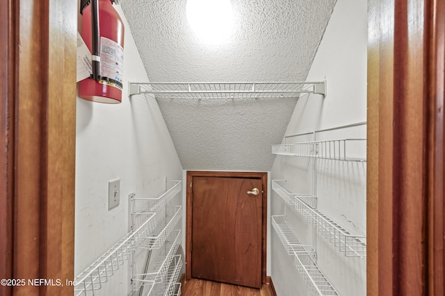 521 Birch Ct, Neptune Beach, FL 32266 - walk in closet with vaulted ceiling and wood finished floors