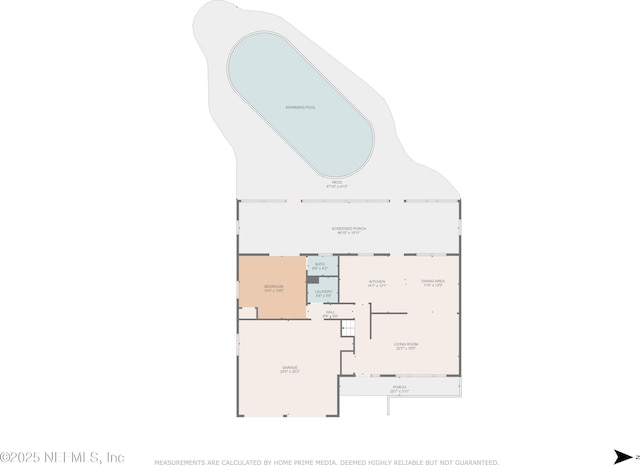 1900 Dalamon St, Jacksonville, FL 32211 - view of home floor plan