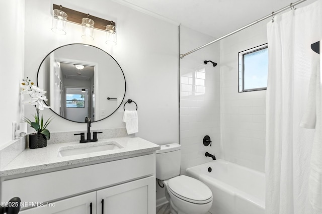 1900 Dalamon St, Jacksonville, FL 32211 - full bath with vanity, shower / bath combination with curtain, and plenty of natural light