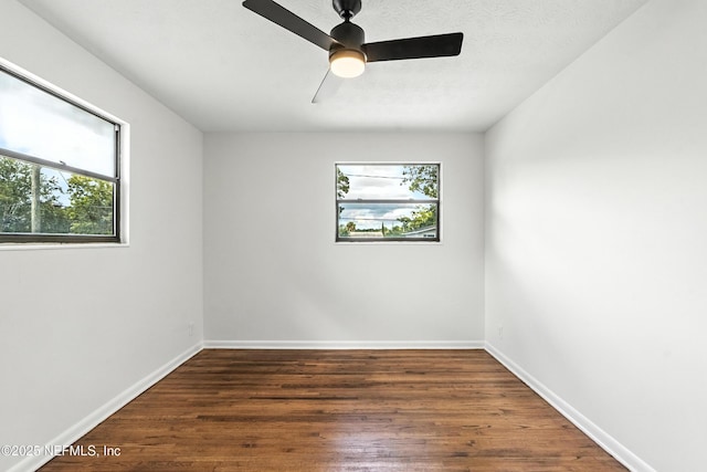 1900 Dalamon St, Jacksonville, FL 32211 - unfurnished room featuring plenty of natural light, wood finished floors, and ceiling fan