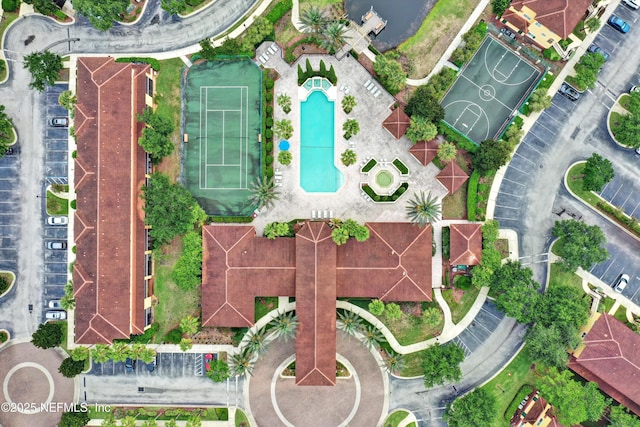 9745 Touchton Rd Unit 121, Jacksonville, FL 32246 - aerial view of a pool area