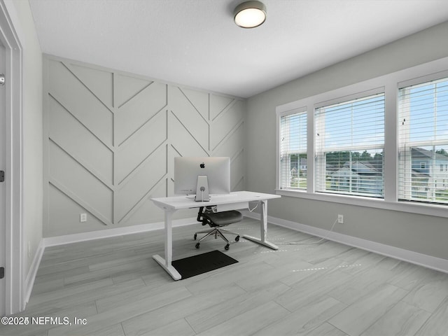 32 Awlleaf Ct, Saint Augustine, FL 32095 - office space with baseboards and light wood-type flooring