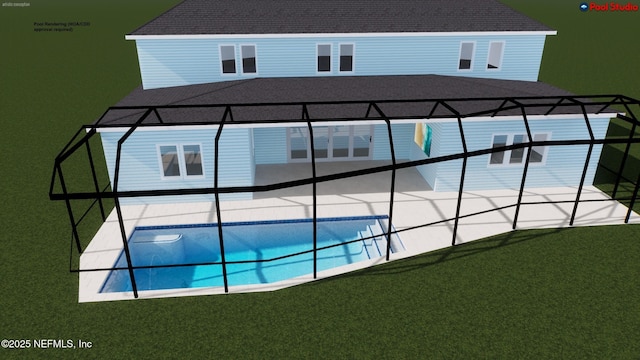 32 Awlleaf Ct, Saint Augustine, FL 32095 - swimming pool with a lawn and a patio