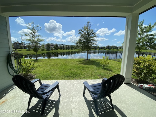 66 Tree Frog Way, Saint Augustine, FL 32095 - view of patio / terrace with a water view