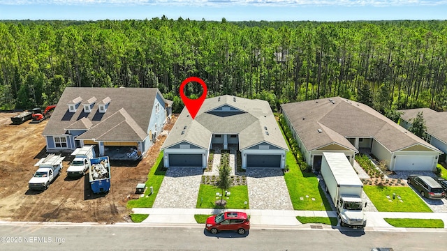 81 Glenhurst Ave, Ponte Vedra, FL 32081 - aerial perspective of suburban area with a forest