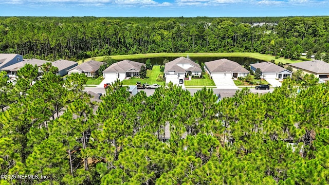 81 Glenhurst Ave, Ponte Vedra, FL 32081 - aerial view of residential area featuring a heavily wooded area and a large body of water