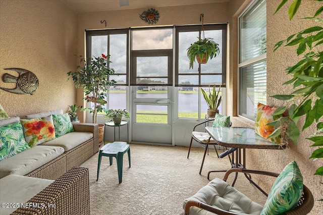 11725 Surfbird Cir Unit 4C, Jacksonville, FL 32256 - sunroom / solarium with a water view
