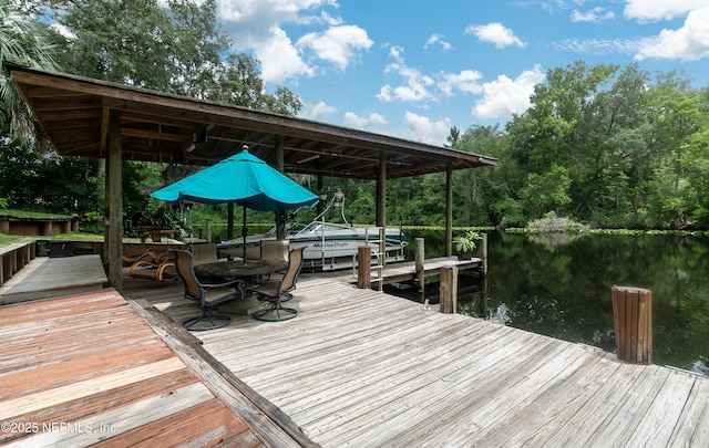 3793 Forest Dr, Middleburg, FL 32068 - dock featuring a water view