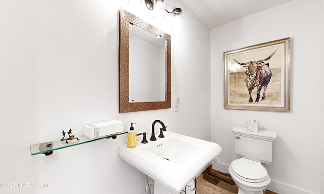 3793 Forest Dr, Middleburg, FL 32068 - bathroom featuring toilet and wood finished floors