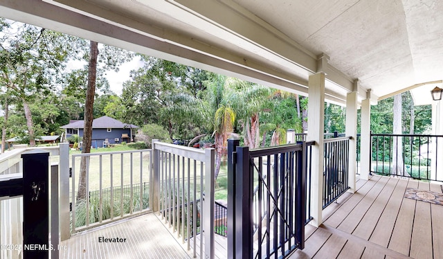 3793 Forest Dr, Middleburg, FL 32068 - porch featuring view of scattered trees