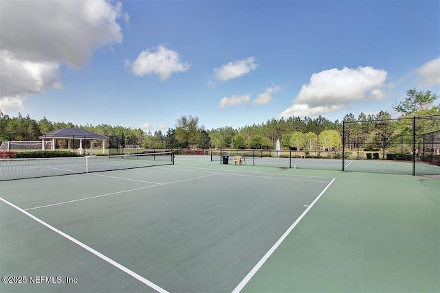 85212 Champlain Dr, Fernandina Beach, FL 32034 - view of tennis court featuring community basketball court