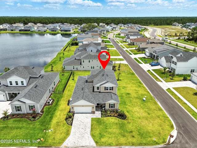 24 Tradesman Ln, Saint Johns, FL 32259 - aerial view of residential area with a large body of water