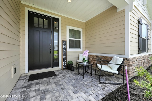 24 Tradesman Ln, Saint Johns, FL 32259 - property entrance featuring stone siding