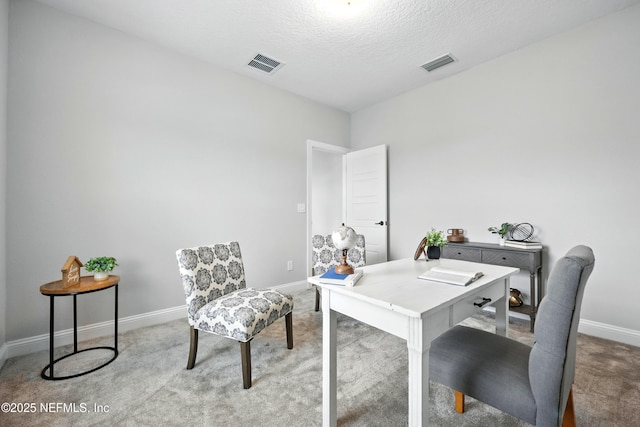 24 Tradesman Ln, Saint Johns, FL 32259 - carpeted office with baseboards and a textured ceiling