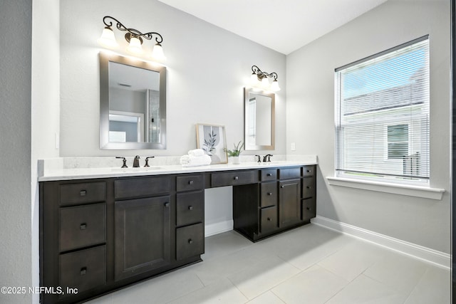 24 Tradesman Ln, Saint Johns, FL 32259 - full bath featuring double vanity and tile patterned flooring
