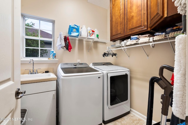 2025 Castle Point Ct, Fleming Island, FL 32003 - laundry area featuring cabinet space and washing machine and dryer