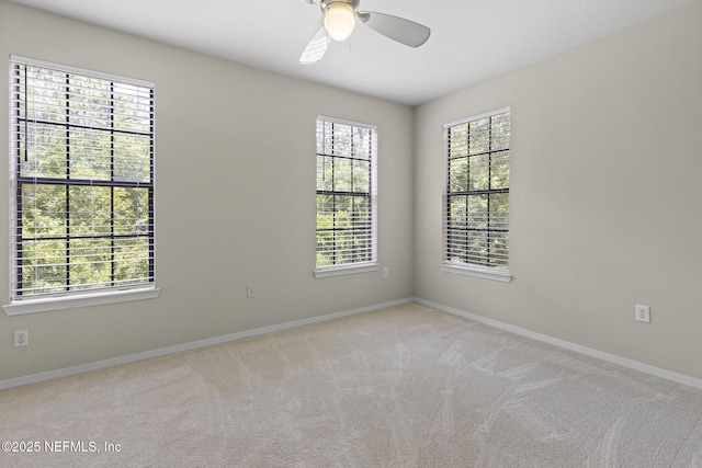 12700 Bartram Park Blvd Unit 1923, Jacksonville, FL 32258 - carpeted spare room with baseboards and ceiling fan