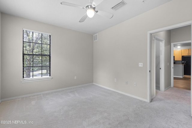 12700 Bartram Park Blvd Unit 1923, Jacksonville, FL 32258 - empty room with light colored carpet and a ceiling fan