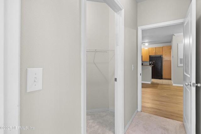 12700 Bartram Park Blvd Unit 1923, Jacksonville, FL 32258 - hallway with baseboards and light colored carpet