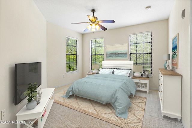 12700 Bartram Park Blvd Unit 1923, Jacksonville, FL 32258 - bedroom featuring light carpet and a ceiling fan