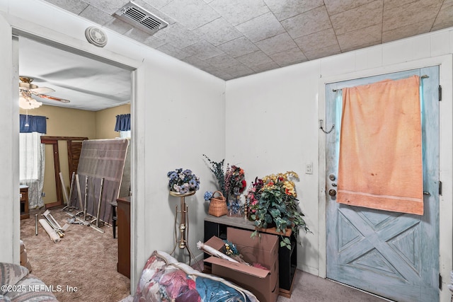 44125 Jarrett Rd, Callahan, FL 32011 - miscellaneous room with carpet floors and ceiling fan