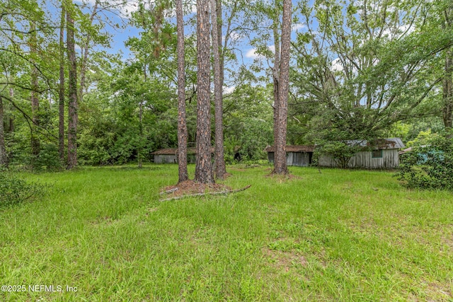 44125 Jarrett Rd, Callahan, FL 32011 - view of yard featuring an outdoor structure