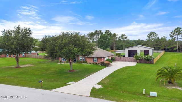 44677 Green Meadows Ln, Callahan, FL 32011 - view of single story home