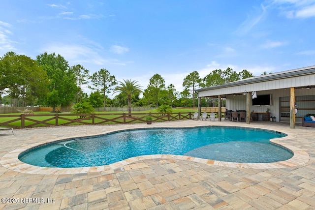 44677 Green Meadows Ln, Callahan, FL 32011 - view of swimming pool featuring a patio area