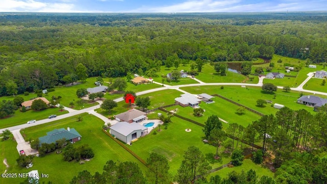 44677 Green Meadows Ln, Callahan, FL 32011 - drone / aerial view of a forest