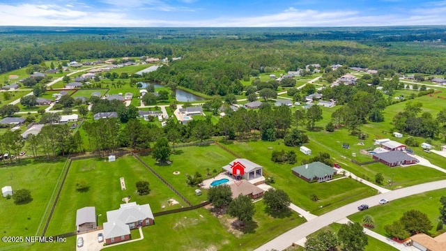 44677 Green Meadows Ln, Callahan, FL 32011 - drone / aerial view of a forest
