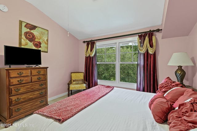 945 Registry Blvd Unit 312, Saint Augustine, FL 32092 - bedroom featuring vaulted ceiling and carpet