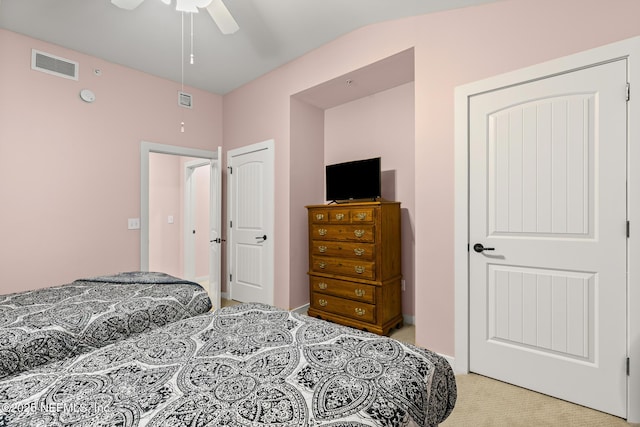 945 Registry Blvd Unit 312, Saint Augustine, FL 32092 - bedroom with light carpet and ceiling fan