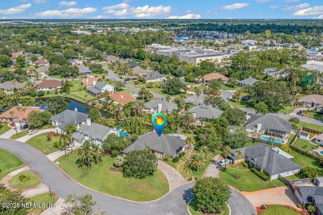 508 Lighthouse Ct, Neptune Beach, FL 32266 - aerial overview of property's location with nearby suburban area