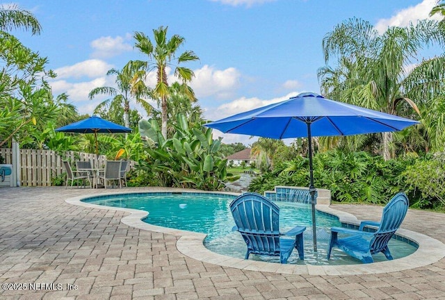 508 Lighthouse Ct, Neptune Beach, FL 32266 - outdoor pool featuring a patio