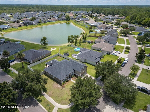 2484 Royal Pointe Dr, Green Cove Springs, FL 32043 - aerial view of property and surrounding area with nearby suburban area and a large body of water