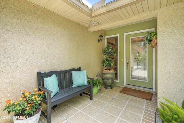 603 Miramar Ct, Ponte Vedra Beach, FL 32082 - doorway to property featuring stucco siding