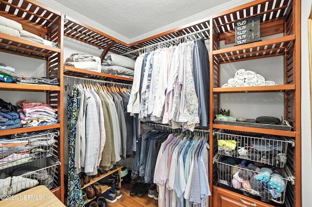 603 Miramar Ct, Ponte Vedra Beach, FL 32082 - spacious closet featuring wood finished floors