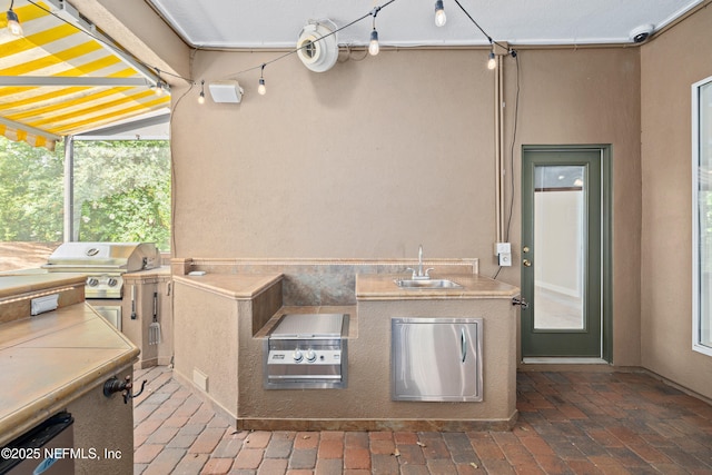 2269 Cascadia Ct, Saint Augustine, FL 32092 - view of patio featuring exterior kitchen
