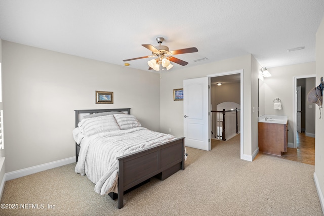 2269 Cascadia Ct, Saint Augustine, FL 32092 - bedroom with light colored carpet and a ceiling fan