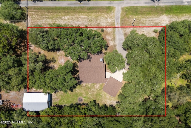 2871 Anchor Rd, Middleburg, FL 32068 - aerial overview of property's location with property boundaries highlighted