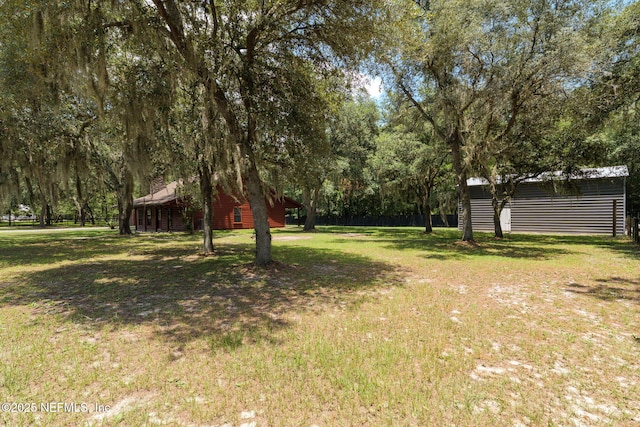 2871 Anchor Rd, Middleburg, FL 32068 - view of grassy yard with an outdoor structure