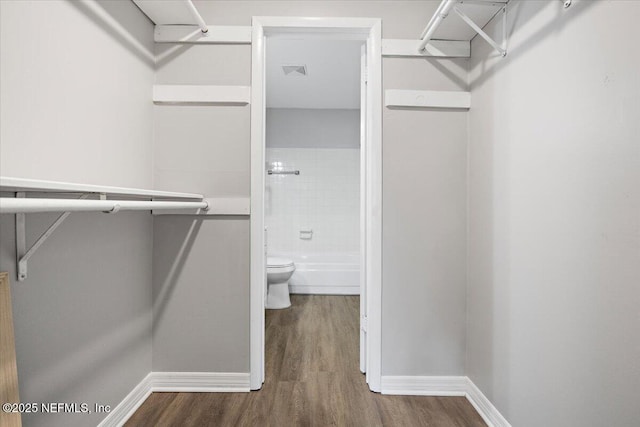 404 Villa Del Mar Dr Unit J-4, Ponte Vedra Beach, FL 32082 - spacious closet featuring wood finished floors