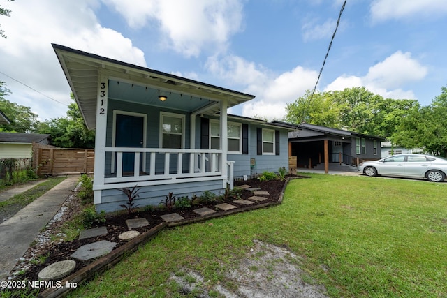 3312 Dellwood Ave, Jacksonville, FL 32205 - view of front facade featuring a porch