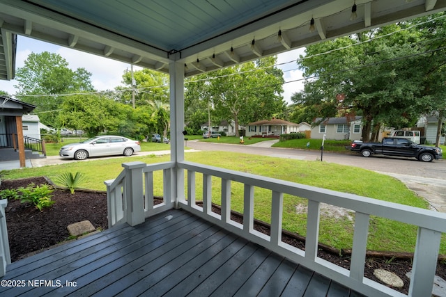 3312 Dellwood Ave, Jacksonville, FL 32205 - porch featuring a yard and a residential view