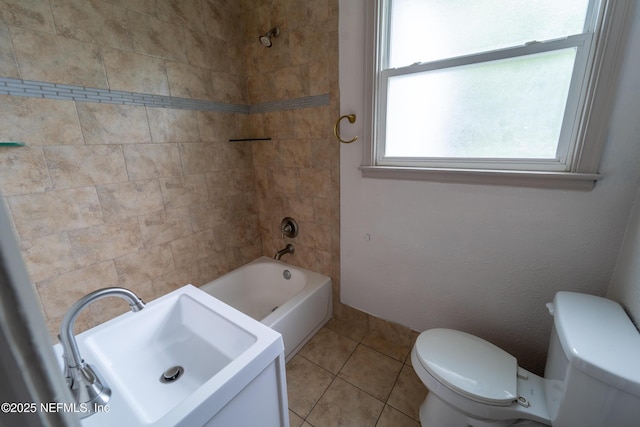 3312 Dellwood Ave, Jacksonville, FL 32205 - full bath with  shower combination and tile patterned floors