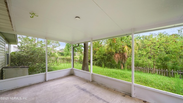 2109 Hovington Cir W, Jacksonville, FL 32246 - unfurnished sunroom featuring plenty of natural light
