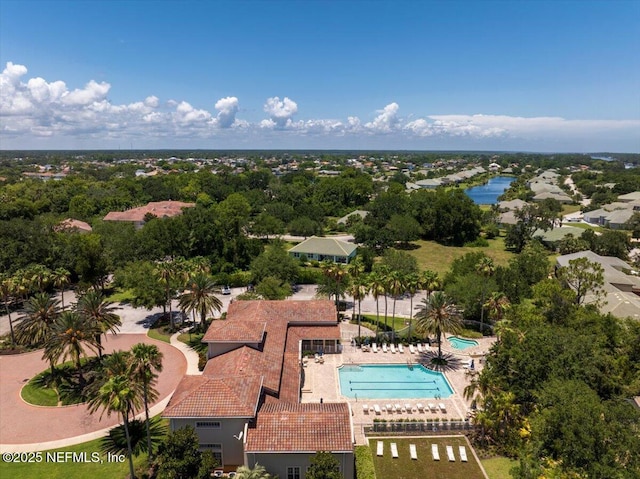 25 Riverview Bnd N Unit 122, Palm Coast, FL 32137 - bird's eye view of a pool area