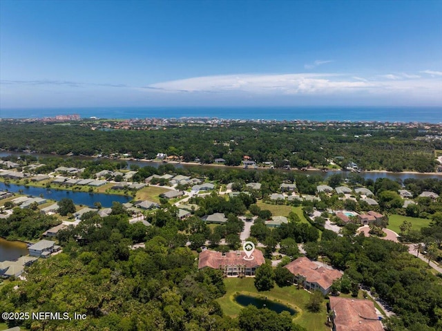25 Riverview Bnd N Unit 122, Palm Coast, FL 32137 - aerial view of residential area featuring a nearby body of water
